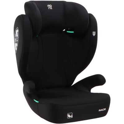 Moni Race Cosmo Black 100-150 cm i-Size Autostoel Moni Race Cosmo Black 100-150 cm i-Size Autostoel