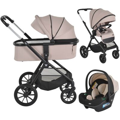 Cangaroo Joker Sand 3-in-1 Kinderwagen incl. Autostoel Cangaroo Joker Sand 3-in-1 Kinderwagen incl. Autostoel