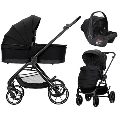 Lorelli Venice Black 3-in-1 Kinderwagen met i-Size Autostoel Lorelli Venice Black 3-in-1 Kinderwagen met i-Size Autostoel