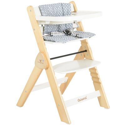 Cangaroo Witte 2-in-1 Kinderstoel - Kinderstoel Cangaroo Witte 2-in-1 Kinderstoel - Kinderstoel