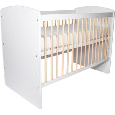 Klups Karolina II Kinderbed Wit-Balsam - Babykamer Klups Karolina II Kinderbed Wit-Balsam - Babykamer