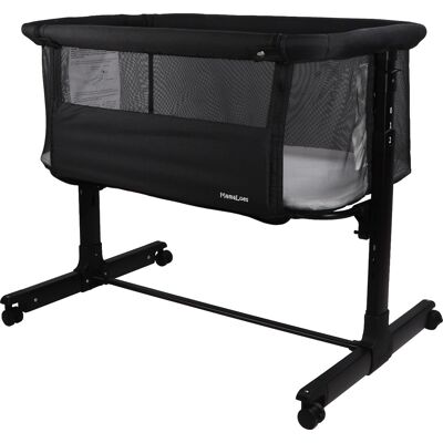 MamaLoes Noé Zwart Co-Sleeper Wieg aan Bed MamaLoes Noé Zwart Co-Sleeper Wieg aan Bed