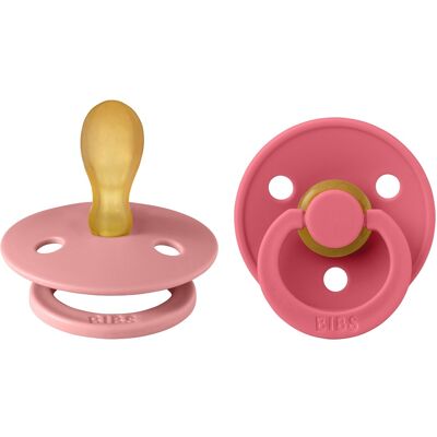 BIBS Speen - Natuurrubber - Dusty Pink - Maat 2 - Symmetrisch - Babyproduct BIBS Speen - Natuurrubber - Dusty Pink - Maat 2 - Symmetrisch - Babyproduct