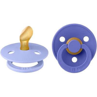 Bibs Hush/Grape 0-6 mnd 2 Stuks Anatomische Fopspeen Bibs Hush/Grape 0-6 mnd 2 Stuks Anatomische Fopspeen
