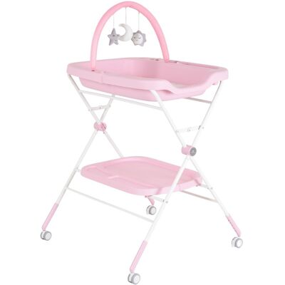 Cangaroo Croco Pink Multifunctionele Luiertafel Cangaroo Croco Pink Multifunctionele Luiertafel