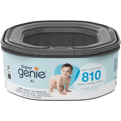 Diaper Genie - XL Navul - Houdt 810 luiers - Luiersverwerking Diaper Genie - XL Navul - Houdt 810 luiers - Luiersverwerking