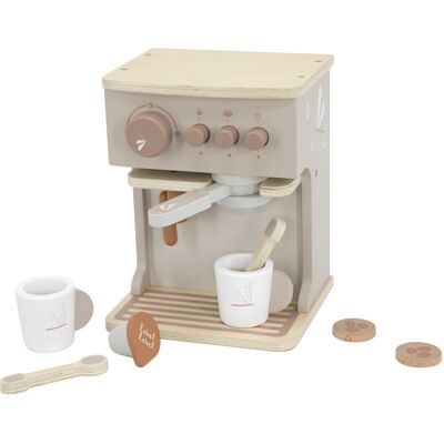 Label Label - SpeelgoedEspressomachine - Beige - Speelgoed espressomachine Label Label - SpeelgoedEspressomachine - Beige - Speelgoed espressomachine