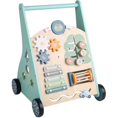 Eco Toys Stonegreen Houten Baby Walker Loopwagen Eco Toys Stonegreen Houten Baby Walker Loopwagen