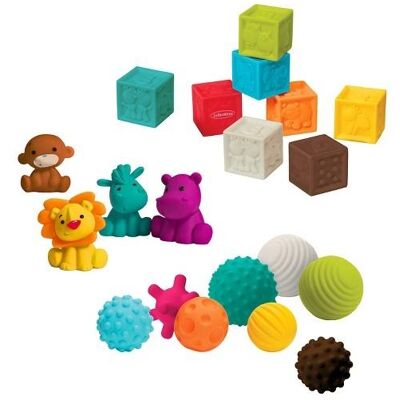 Infantino Sensory Balls Blocks & Buddies Set Infantino Sensory Balls Blocks & Buddies Set