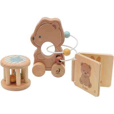 Jollein Bear Brave Houten Giftset Jollein Bear Brave Houten Giftset