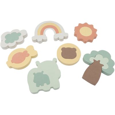 Jollein Kangaroots Foam Badpuzzel Jollein Kangaroots Foam Badpuzzel