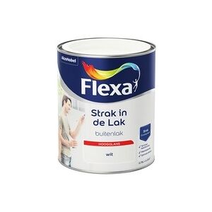 Flexa Strak in de Lak Buitenlak Hoogglans 750 ml Wit Flexa Strak in de Lak Buitenlak Hoogglans 750 ml Wit