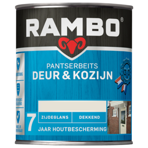 Rambo Pantserbeits Deur & Kozijn Zijdeglans Dekkend 750 ml - Klassiekbruin Rambo Pantserbeits Deur & Kozijn Zijdeglans Dekkend 750 ml - Klassiekbruin