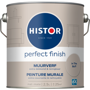 Histor Perfect Finish Muurverf Mat - In the Buff - 2,5 liter Histor Perfect Finish Muurverf Mat - In the Buff - 2,5 liter