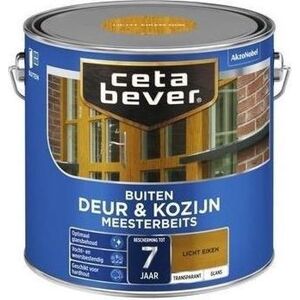 Cetabever Meesterbeits Deur en Kozijn Transparant glans - Licht Eiken Cetabever Meesterbeits Deur en Kozijn Transparant glans - Licht Eiken