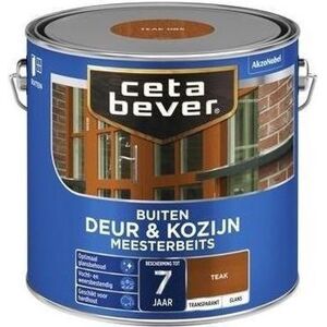 Cetabever Meesterbeits Deur en Kozijn Transparant Glans - Teak Cetabever Meesterbeits Deur en Kozijn Transparant Glans - Teak
