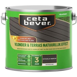 Cetabever Vlonder en Terras Natuurlijk Effect Mat - Vergrijsd - 2,5 liter Cetabever Vlonder en Terras Natuurlijk Effect Mat - Vergrijsd - 2,5 liter