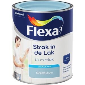 Flexa Strak in de Lak Binnenlak Zijdeglans - 1008 Grijsblauw Flexa Strak in de Lak Binnenlak Zijdeglans - 1008 Grijsblauw