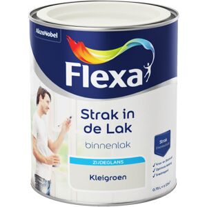 Flexa Strak in de Lak Binnenlak Zijdeglans - Kleigroen Flexa Strak in de Lak Binnenlak Zijdeglans - Kleigroen