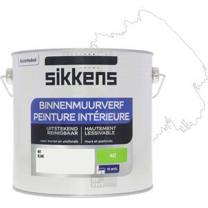 Sikkens Binnenmuurverf Mat - 2,5 liter Wit Sikkens Binnenmuurverf Mat - 2,5 liter Wit