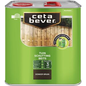 Cetabever Schuttingbeits Mat - Donker Bruin - 2,5 liter Cetabever Schuttingbeits Mat - Donker Bruin - 2,5 liter