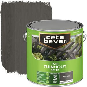 Cetabever Tuinhout Beits Transparant Zijdeglans - Antraciet Cetabever Tuinhout Beits Transparant Zijdeglans - Antraciet