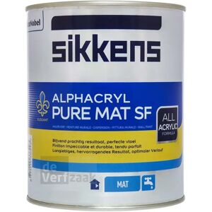 Sikkens Alphacryl Pure Mat SF - Binnenmuurverf - 1L Sikkens Alphacryl Pure Mat SF - Binnenmuurverf - 1L