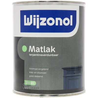 Wijzonol Matlak Terpentine Verdunbaar Wijzonol Matlak Terpentine Verdunbaar