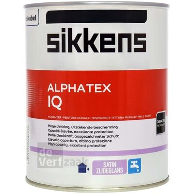 Sikkens Alphatex IQ 1L - Buiten-/binnenmuurverf Sikkens Alphatex IQ 1L - Buiten-/binnenmuurverf