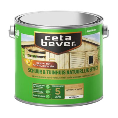 Cetabever Beits Schuur en Tuinhuis Natuurlijk Effect Mat - Blank Cetabever Beits Schuur en Tuinhuis Natuurlijk Effect Mat - Blank