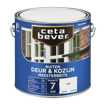Cetabever Meesterbeits Deur en Kozijn Dekkend Zijdeglans - Wit Cetabever Meesterbeits Deur en Kozijn Dekkend Zijdeglans - Wit