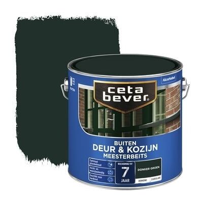 Cetabever Meesterbeits Deur en Kozijn Dekkend Zijdeglans - Donker Groen Cetabever Meesterbeits Deur en Kozijn Dekkend Zijdeglans - Donker Groen
