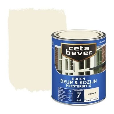Cetabever Meesterbeits Deur en Kozijn Dekkend Zijdeglans - Ivoorwit - 0,75 liter Cetabever Meesterbeits Deur en Kozijn Dekkend Zijdeglans - Ivoorwit - 0,75 liter