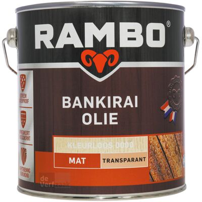 Rambo Bankirai Olie Transparant Rambo Bankirai Olie Transparant