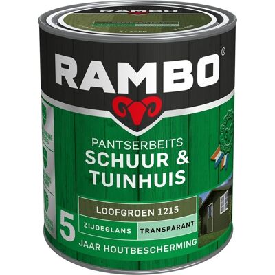 Rambo Pantserbeits Schuur & Tuinhuis Zijdeglans Transparant - Loofgroen Rambo Pantserbeits Schuur & Tuinhuis Zijdeglans Transparant - Loofgroen