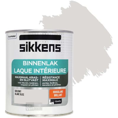 Sikkens Hoogglans Binnenlak - Grijswit 0,75L Sikkens Hoogglans Binnenlak - Grijswit 0,75L