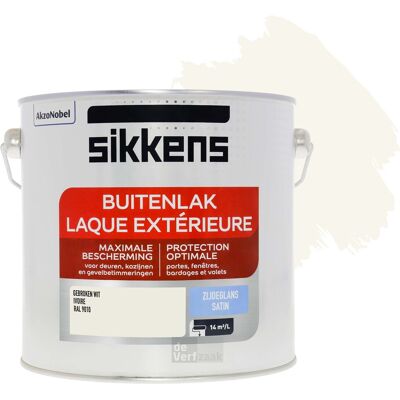 Sikkens Buitenlak Zijdeglans - RAL 9010 Sikkens Buitenlak Zijdeglans - RAL 9010