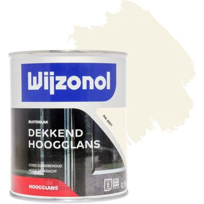 Wijzonol Witte Hoogglans Buitenschilder RAL 9001 - Verf Wijzonol Witte Hoogglans Buitenschilder RAL 9001 - Verf