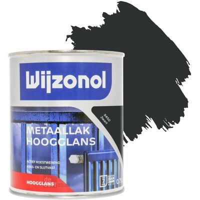 Wijzonol Metaallak Hoogglans 9450 Zwart - Lak voor metaal Wijzonol Metaallak Hoogglans 9450 Zwart - Lak voor metaal
