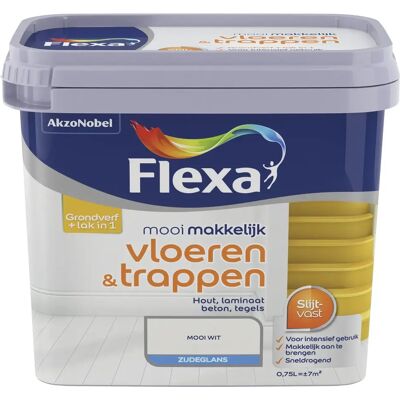 Flexa Mooi Makkelijk Vloeren en Trappen - Wit Flexa Mooi Makkelijk Vloeren en Trappen - Wit