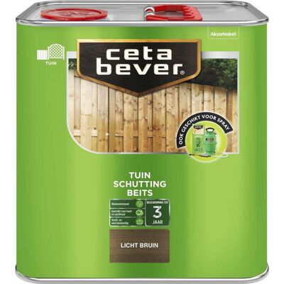 Cetabever Schuttingbeits Mat - Licht Bruin - 2,5 liter Cetabever Schuttingbeits Mat - Licht Bruin - 2,5 liter