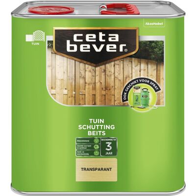 Cetabever Schuttingbeits Zijdeglans - Transparant - 2,5 liter Cetabever Schuttingbeits Zijdeglans - Transparant - 2,5 liter