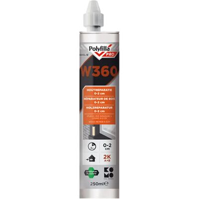 Polyfilla Pro W360 2K Houtreparatiepasta - 250 ml Polyfilla Pro W360 2K Houtreparatiepasta - 250 ml