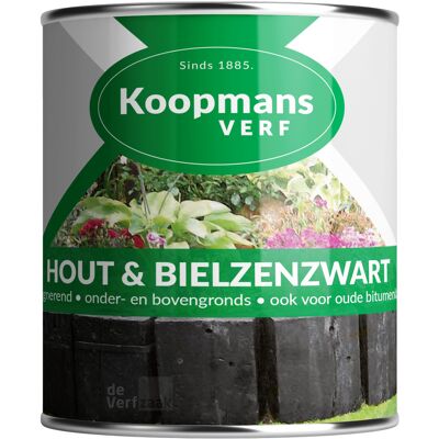 Koopmans Hout & Bielzenzwart 2,5 liter Koopmans Hout & Bielzenzwart 2,5 liter