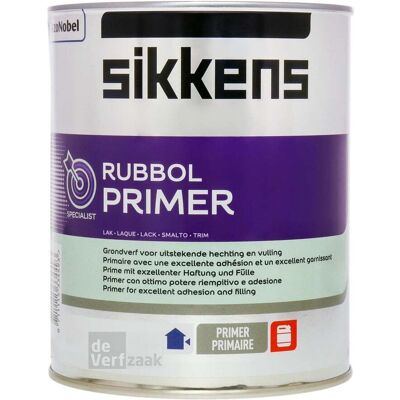 Sikkens Sikkens Rubbol Primer - 0,5L Wit Buitenklaar Sikkens Sikkens Rubbol Primer - 0,5L Wit Buitenklaar