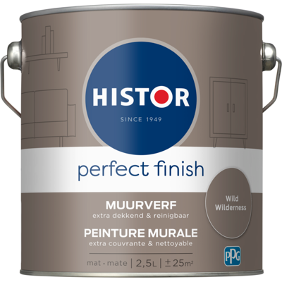 Histor Perfect Finish Muurverf Mat - Wild Wilderness - 2,5 liter Histor Perfect Finish Muurverf Mat - Wild Wilderness - 2,5 liter