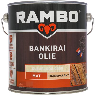 Rambo Bankirai Olie Transparant Rambo Bankirai Olie Transparant