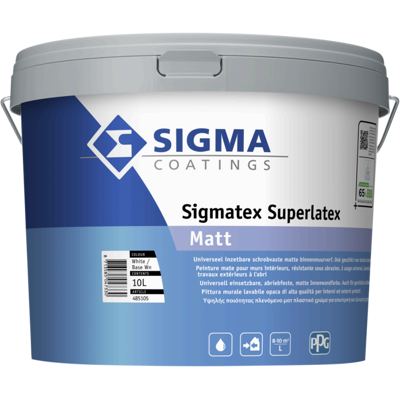 Sigma Tex Superlatex Matt 1L - Muurverf Sigma Tex Superlatex Matt 1L - Muurverf