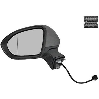 Van Wezel Voorgeprimerde Linker Zijspiegel - Voor Opel Astra K (B16) 2015+ Van Wezel Voorgeprimerde Linker Zijspiegel - Voor Opel Astra K (B16) 2015+