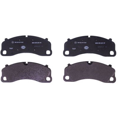 Hella Pagid Porsche 718 911 Voorremblokken - Geschikt voor schijfremmen Hella Pagid Porsche 718 911 Voorremblokken - Geschikt voor schijfremmen